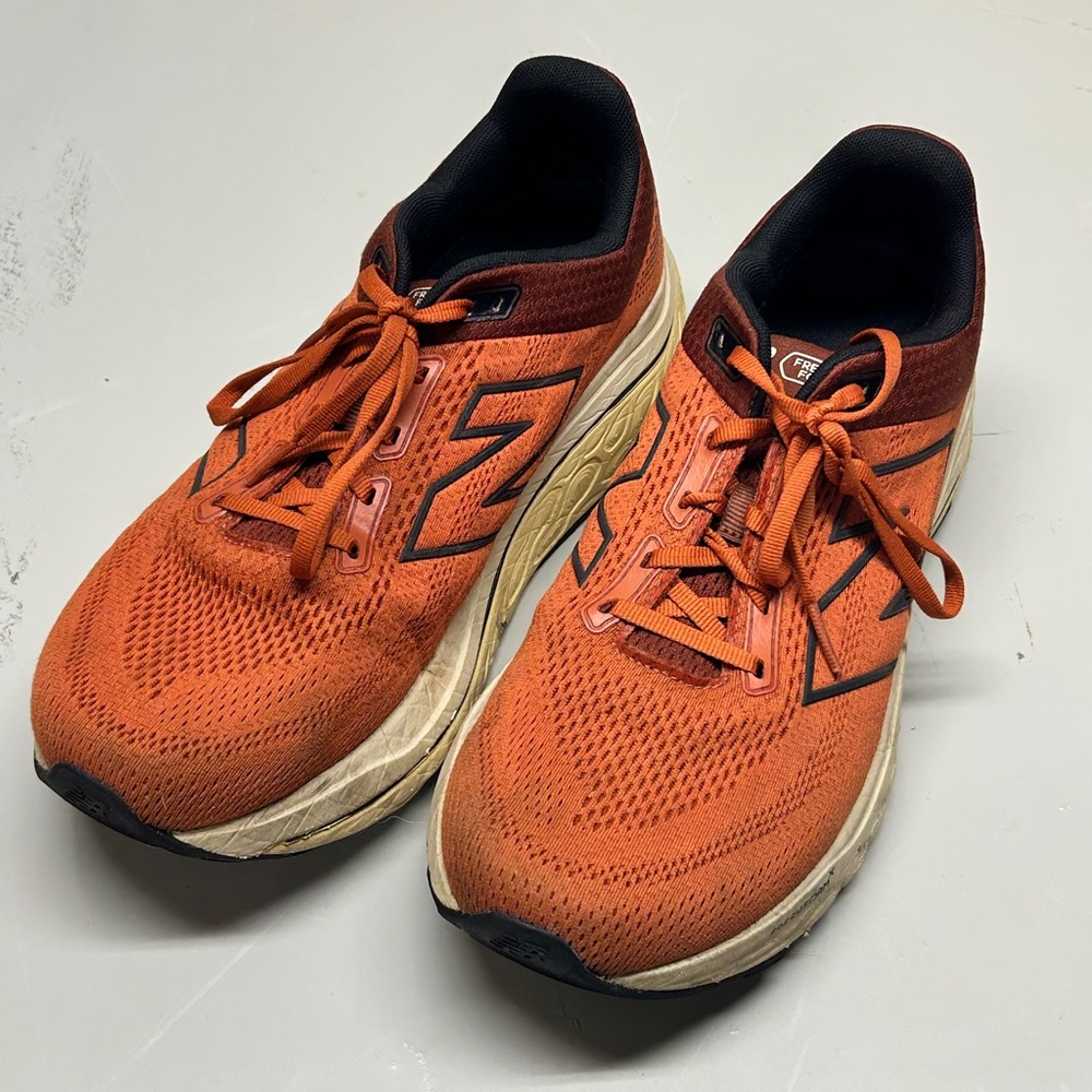 New Balance Men's Vibrant Orange Athletic Shoes
